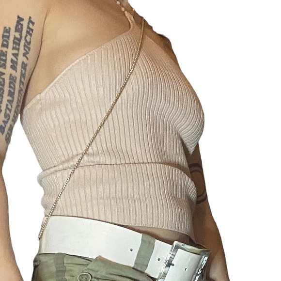 Heartloom Evereve Light pink halter with light pink beaded chain - Picture 7 of 9